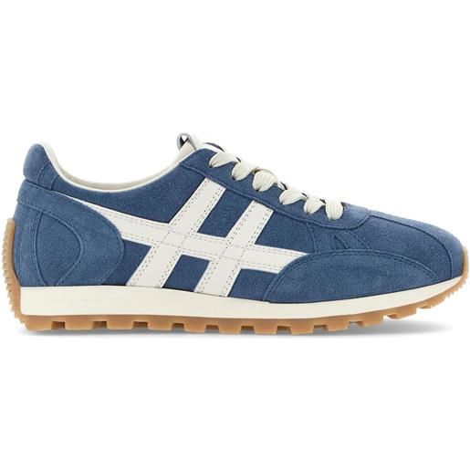 Hogan sneakers in suede - blu