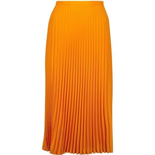MM6 Maison Margiela gonna plissé - arancione