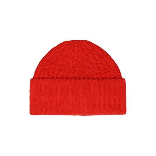 Zwillingsherz 100% cashmere beanie - berretto lavorato a maglia grossa di alta qualità per donna, berretto invernale taglia unica, morbido e caldo, qualità premium per autunno, inverno e primavera