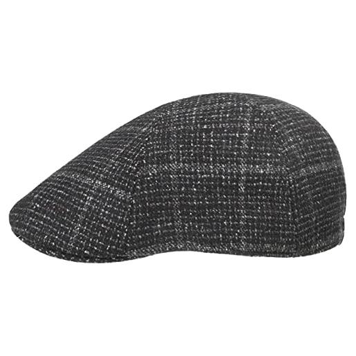 LIPODO coppola pentos uomo - cappello piatto con visiera, fodera inverno autunno/inverno - s (55-56 cm) blu scuro