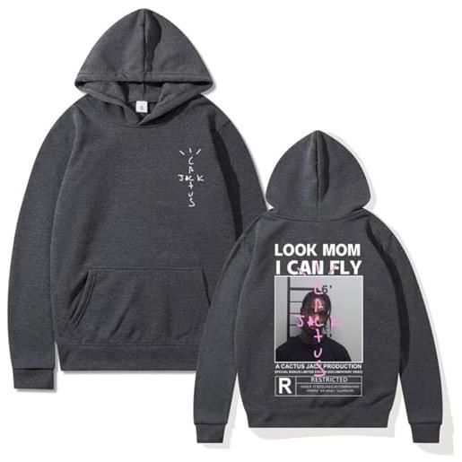 EVERLUCK travis hip hop fans hoodies mens scott wish you were here felpe donna astroworld look mom i can fly hoody jumper, 10 travis felpa con cappuccio, m