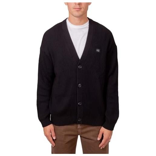 Calvin Klein Jeans - cardigan uomo relaxed a costine - taglia l
