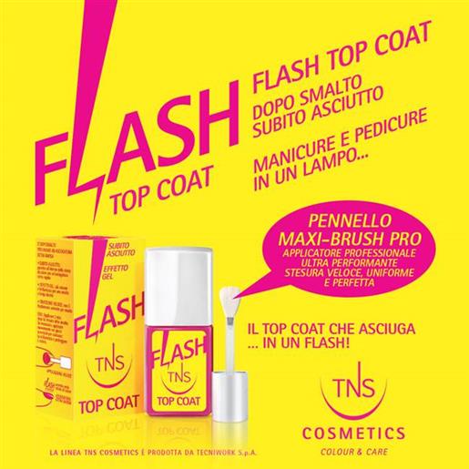 Tecniwork flash top coat smalto effetto gel
