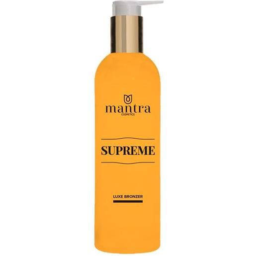Mantra Cosmetics supreme luxe bronzer lozione abbronzante