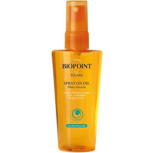 Biopoint spray on oil protegge e nutre i capelli 100 ml