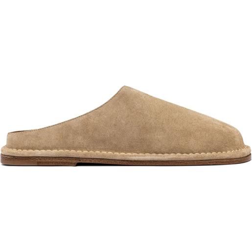 Buttero slippers in suede - toni neutri