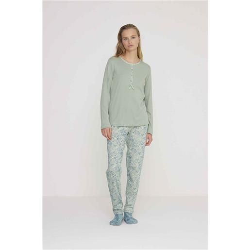 NOI DI NOTTE pigiama donna caldo cotone noidinotte fa8789