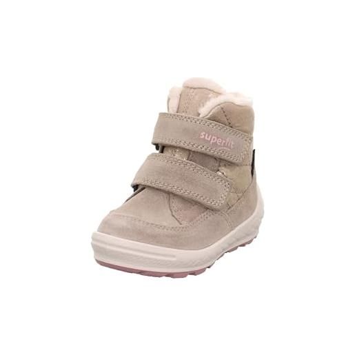 Superfit groovy 2.0 warm gefütterte gore-tex, stivali da neve, beige rosa 4000, 22 eu