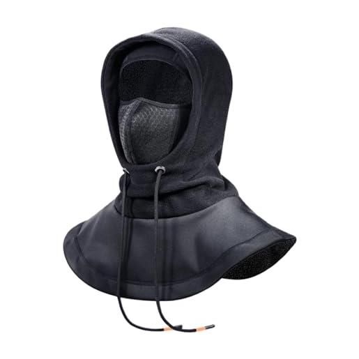 FASSME cappello invernale con copertura per il viso, copertura per il viso invernale per temperature estreme, cappello invernale e scaldacollo anti-smog, abbigliamento da neve per uomini e donne, 