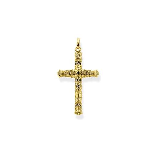 Collana A Croce In Argento Sterling 925 Con Rosa, Ciondolo Religioso Nero, Catena Regolabile 18+2 Pollici, Gioiello Uomo E Donna - 5