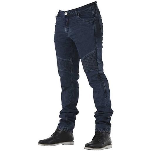 Overlap jeans uomo moto Overlap castel stone washed