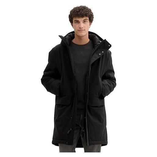 TOM TAILOR Denim 1041349 parka, 29999-black, s uomo