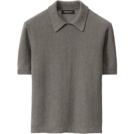 Fabiana Filippi polo leggera - grigio