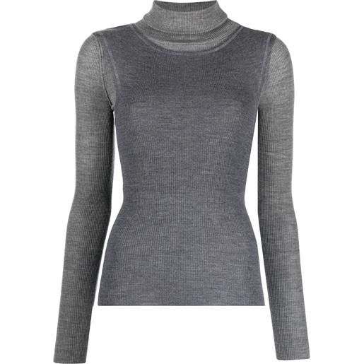 R13 top a strati - grigio