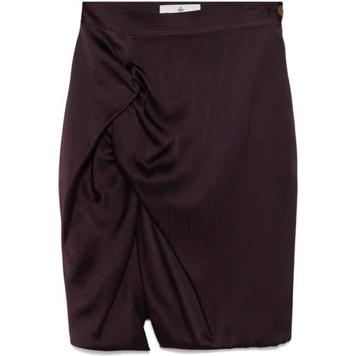 Vivienne Westwood minigonna side panther - rosso