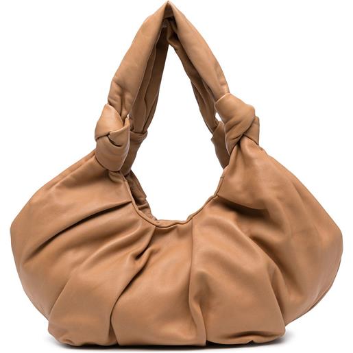 Officine Creative borsa a spalla con nodo - marrone