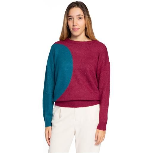 Laura Biagiotti maglia jacquard bi colore laura biagiotti lb24i3015