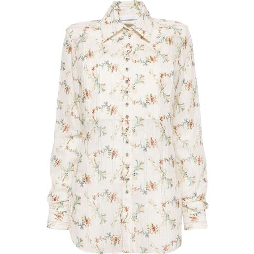 Rabanne camicia haut - toni neutri