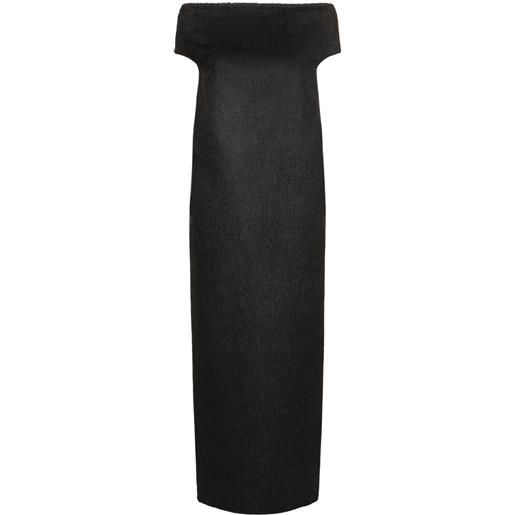 THE ROW vestito lungo claudine in cashmere