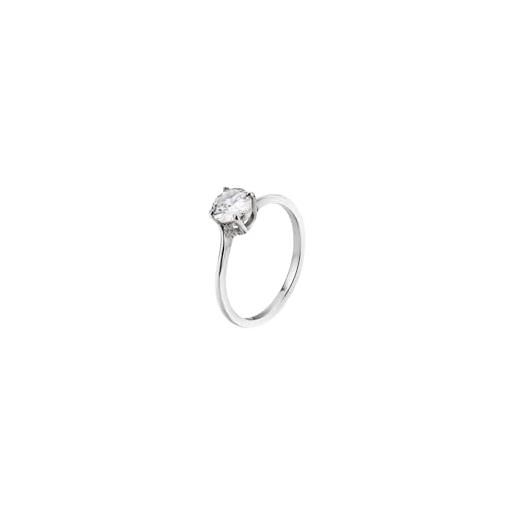 Liu Jo Jeans liu-jo anello anello in acciaio colore silver con cristallo misura 16 lj2144m16 marca, estándar, metallo, nessuna pietra preziosa