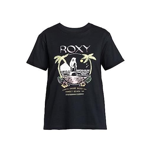 Roxy summer fun a t-shirt, nero, s donna