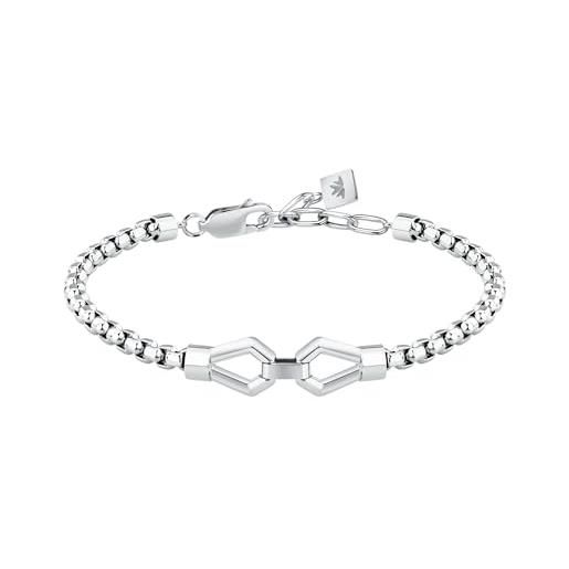 Morellato bracciale uomo in acciaio, collezione motown - sals90