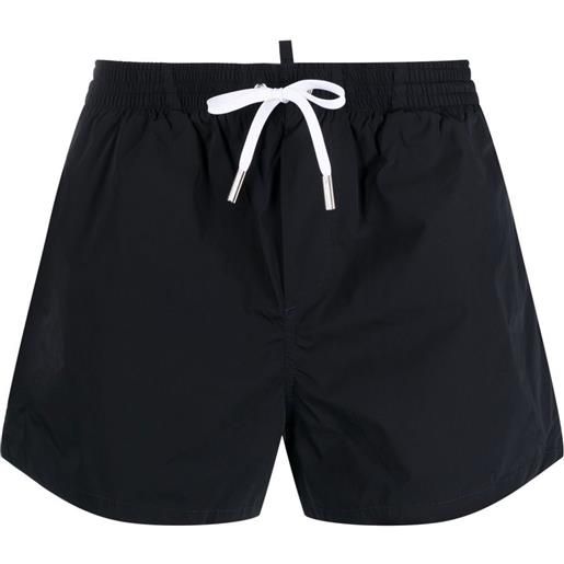 DSQUARED2 costume da bagno con stampa - nero