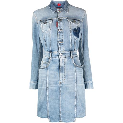 DSQUARED2 chemisier denim con bottoni - blu