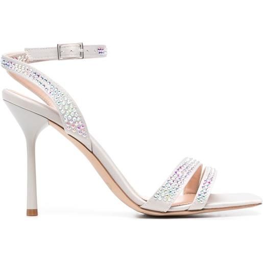 LIU JO sandali con decorazione - grigio