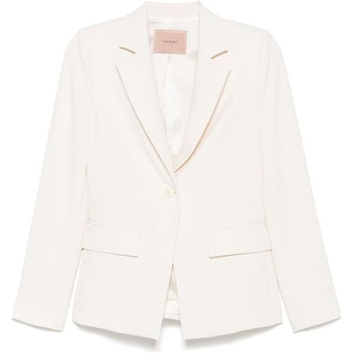 TWINSET blazer monopetto - bianco