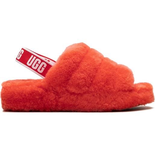 UGG slippers fluff yeah "red currant" - rosso
