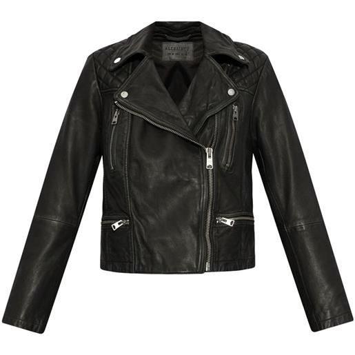 AllSaints giacca biker cargo - nero