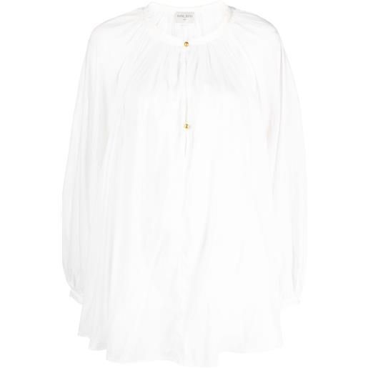 Forte Forte blusa con maniche a palloncino - bianco