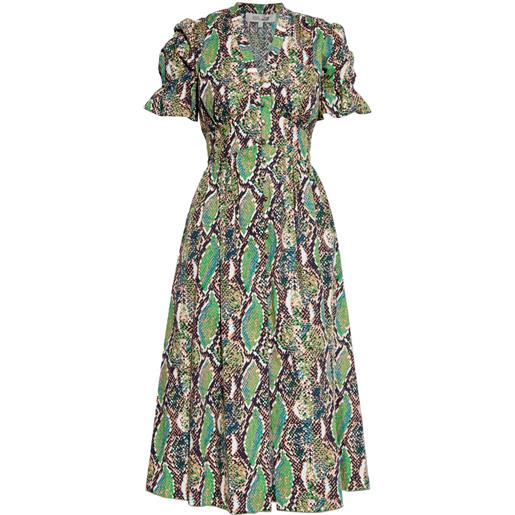 DVF Diane von Furstenberg abito erica - verde