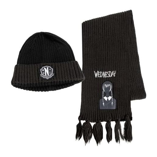 CERDÁ LIFE'S LITTLE MOMENTS set di 2 sciarpe wednesday, multicolore, taglia unica per bambini, multicolore, taglia unica