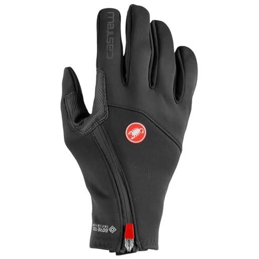 Castelli mortirolo glove, guanti da calcio unisex - adulto, light black, xl