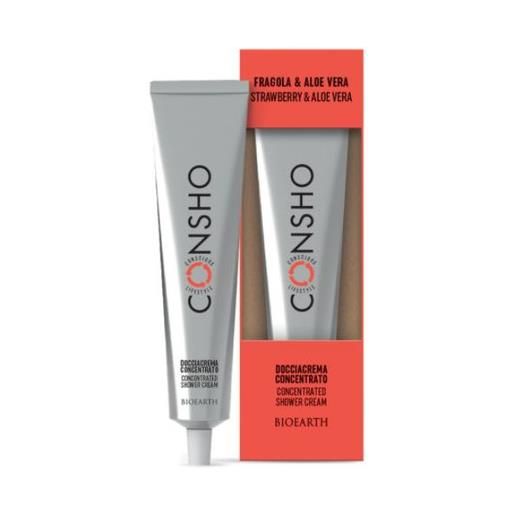 Bioearth - consho bagnocrema concentrato fragola e aloe confezione 100 ml