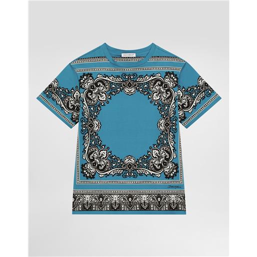 Dolce & Gabbana t-shirt in jersey stampa bandana