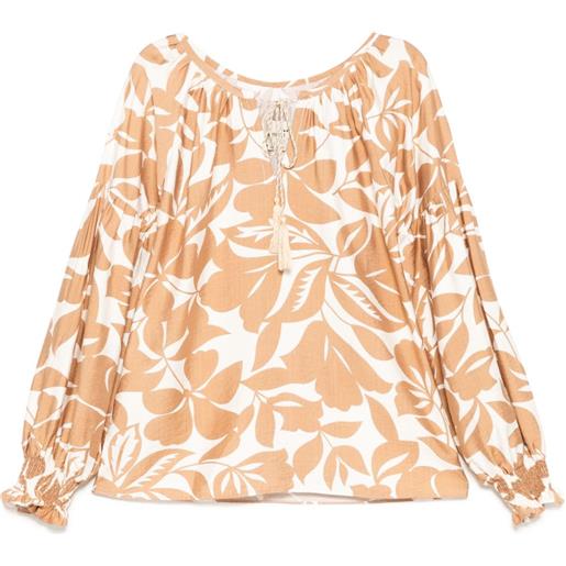 Bambah blusa costa - marrone