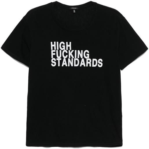 R13 t-shirt high f standards boy - nero