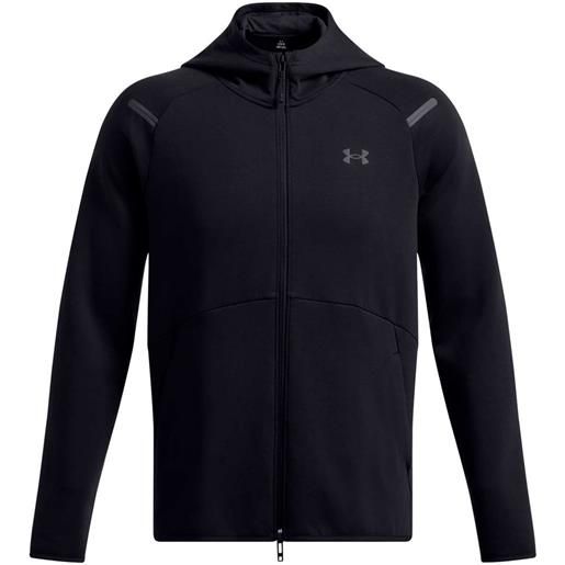 UNDER ARMOUR felpa full zip con cappuccio unstoppable