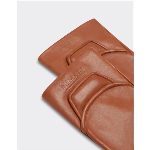 Ferrari guanti fingerless in nappa - guanti cuoio m