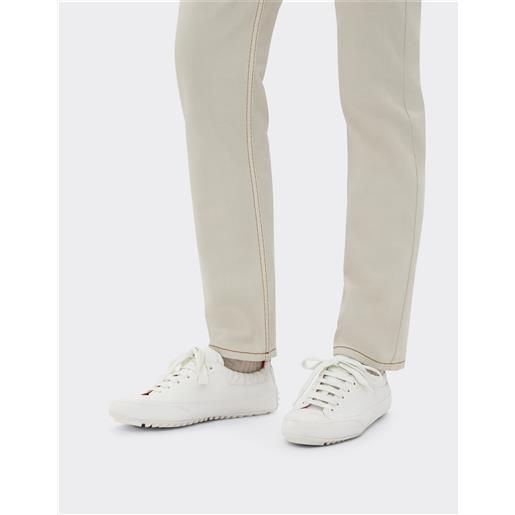 Ferrari sneaker da guida in nabuk - female sneaker optical white 40