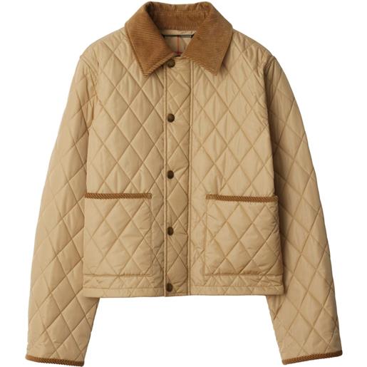 Burberry giacca trapuntata - toni neutri