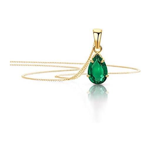 Collana Celtica Donna In Oro Giallo 9K (375) - Design Ispirato All'Eleganza Italiana