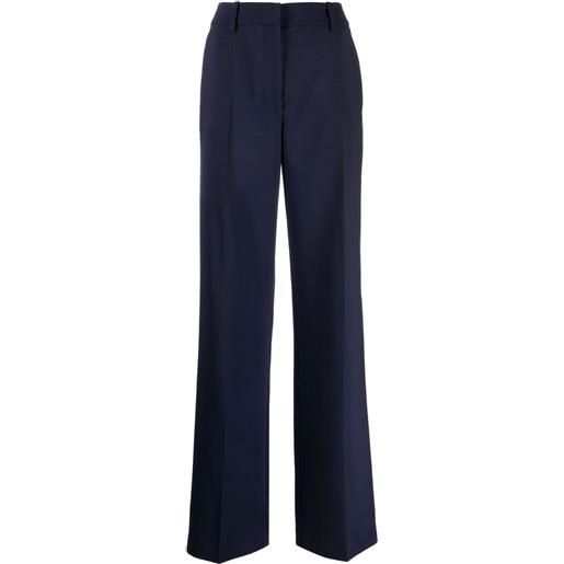 Off-White pantaloni a gamba ampia - blu