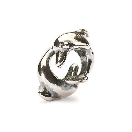 Aiwedanisnting Ciondolo Delfino In Argento 925 Con Zirconia - Charms Per Bracciale - Regalo Donna
