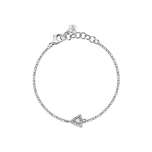 Morellato bracciale donna in acciaio, cristallo, zirconi, collezione trilliant - sawy04