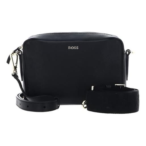 HUGO Bel Crossbody Flap, Borsa a Tracolla Donna, Dark Beige, One Size