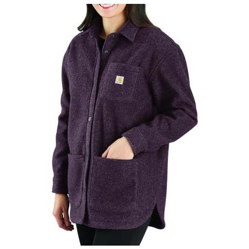 Carhartt donna 105988 - camicia da donna in pile jac, mora erica, small